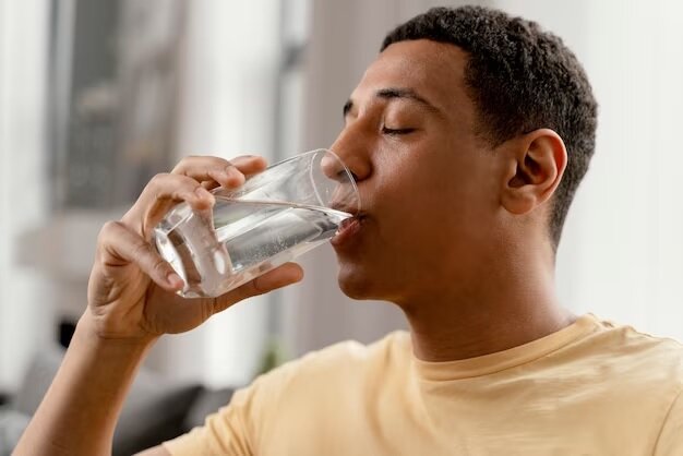 Drinking water fasting for fatty liver
