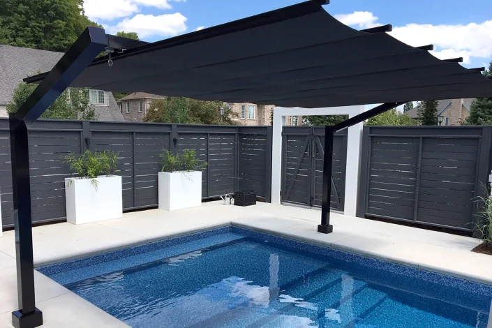 The difference between an umbrella canopy and a pool canopy
