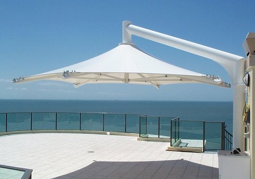 What fabric is suitable for pool canopy use in northern Iran