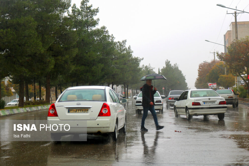 باران و باد در نقاط مختلف کشور