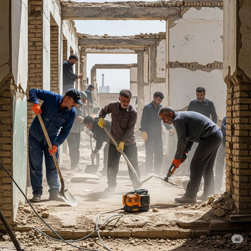 بازسازی ساختمان فرسوده به خانه مدرن